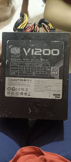 Cooler Master V1200 Platinum Power Supply Fully Modular