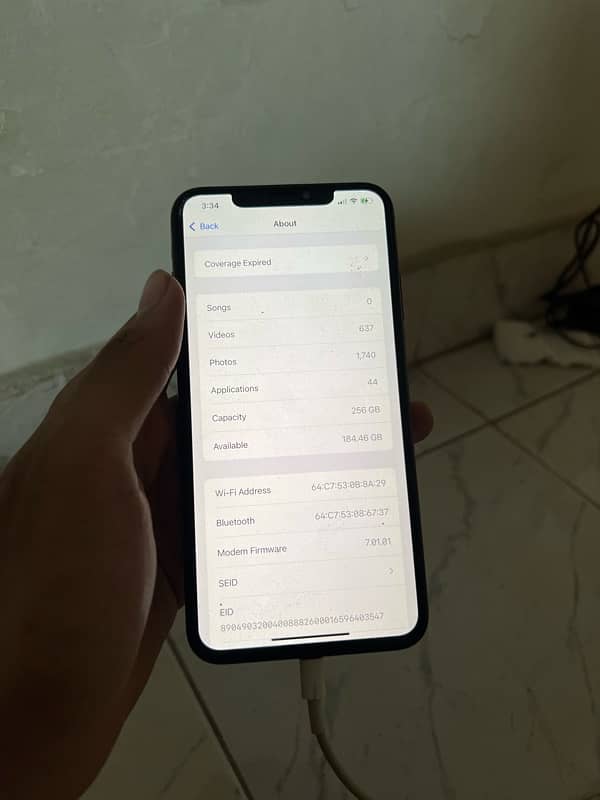 I phone Xs max PTA 3