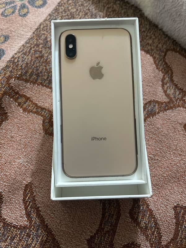 iPhone XS pta approved 64 gb with box battery servies 2