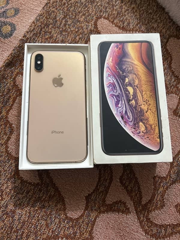 iPhone XS pta approved 64 gb with box battery servies 3