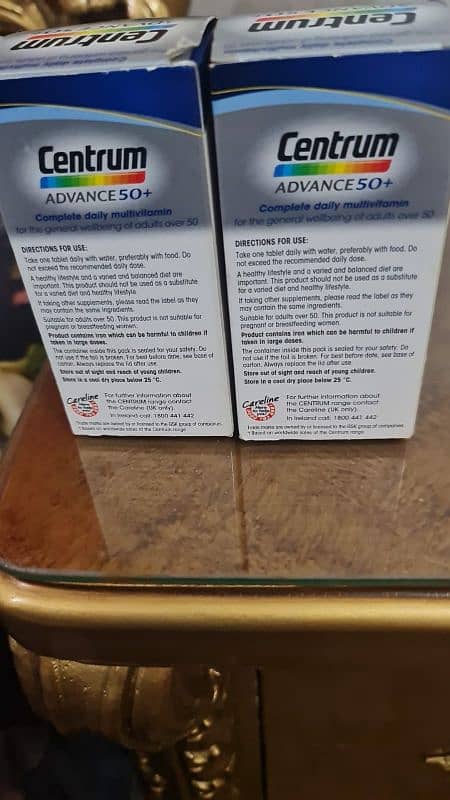 Centrum advance 50+ medicine [Made by UK] 0322-2246044 3