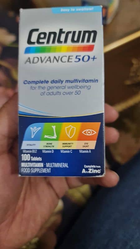 Centrum advance 50+ medicine [Made by UK] 0322-2246044 6