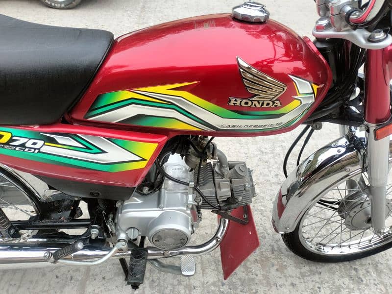 Honda CD70 model 2023 Rawalpindi number 03055228242 2