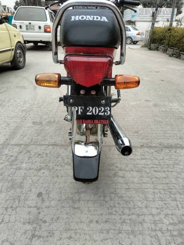 Honda CD70 model 2023 Rawalpindi number 03055228242 7