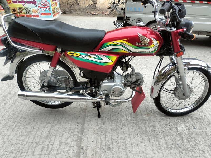 Honda CD70 model 2023 Rawalpindi number 03055228242 8