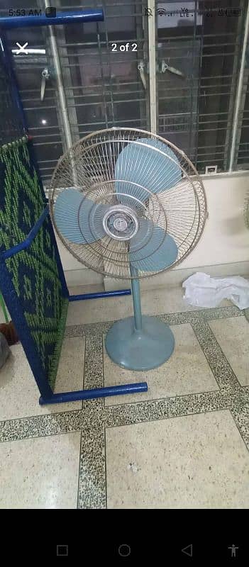 Table Fan pedestal 24 0