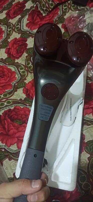 Double heads heating massager 2