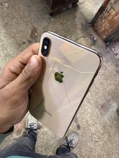 iphone xsmax 64 gb golden color dual pta