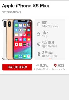 i phone xs max non pta 64 GB