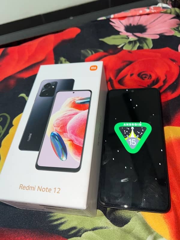 Redmi note 12 For Sale 8 / 128  Condition like New With Original Box 4