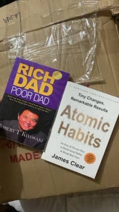 Atomic Habits  and Rich Dad Poor dad . . !