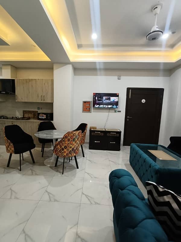 Rawalpindi Bahria Town Phase 7 River Hill 2 Bed Brand New Furnished Apartment Available For Rent 32