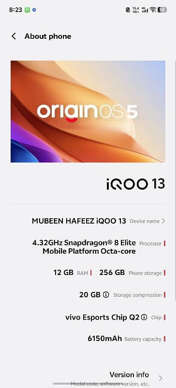 Vivo IQOO 13 0