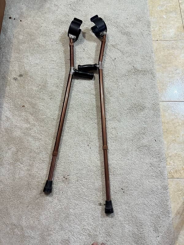 wheel chair and crutches 8