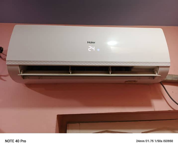 Haier Split 1.5 Ton AC and Power Stabilizer for Sale 0