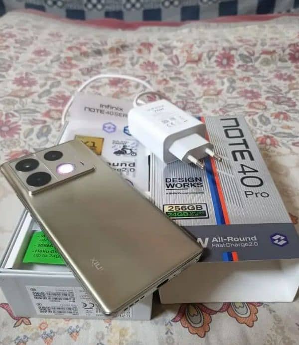 Infinix note 40 pro 24gb/256gb full warranty 7