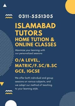 Home Tuition and Online Classes