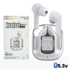 Air 31 TWS Transparent Earbuds Bluetooth 5.3V