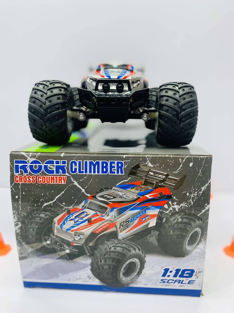 Remote Control (RC) Rock Crawler Truck Fiber body  Rechargeable car 8