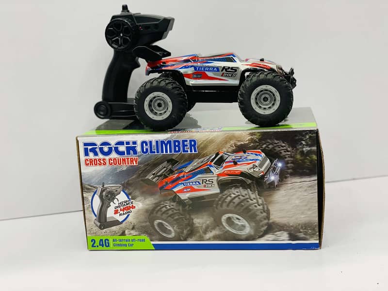 Remote Control (RC) Rock Crawler Truck Fiber body  Rechargeable car 12