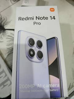 Redmi Note 14 pro new condition available