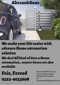 Sliding-Swing Gate With Italian Motors / Automatic Gate Motor