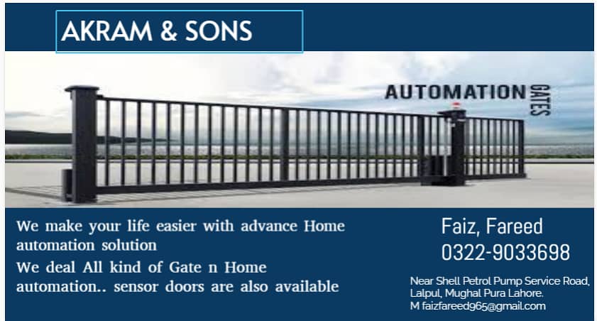 Sliding-Swing Gate With Italian Motors / Automatic Gate Motor 0