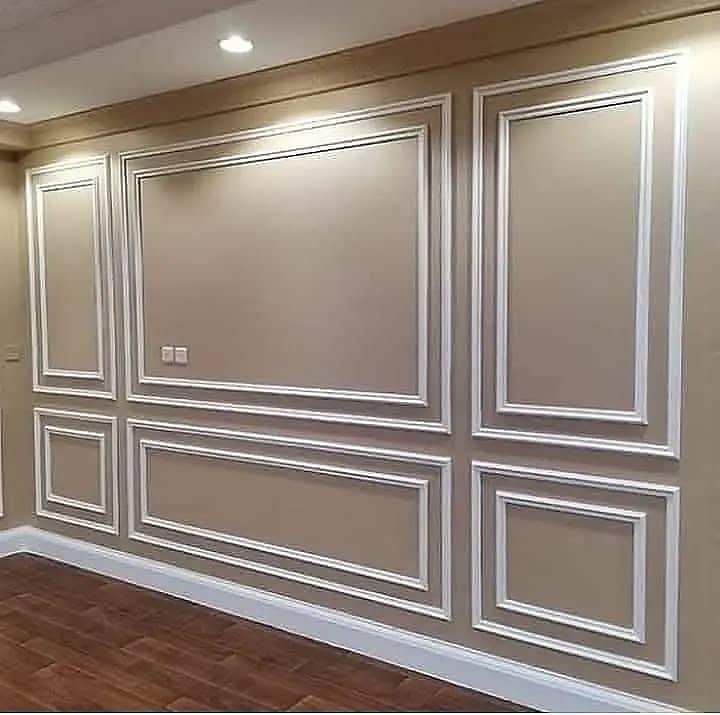 Pvc wallpaper,Wall panelling,Blinds. Wooden & vinyl Flooring,Ceiling 3