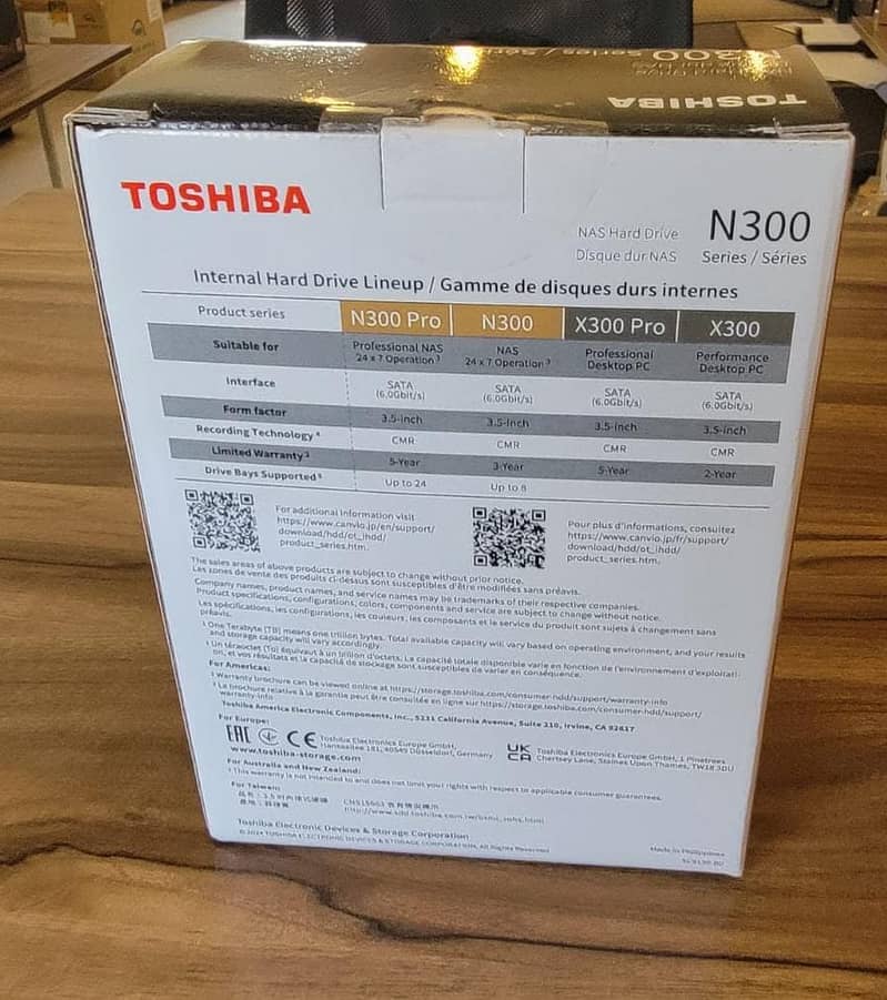 Toshiba N300 4TB NAS 14