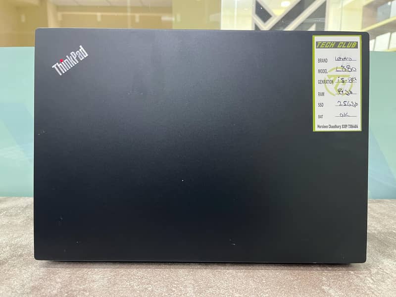 Lenovo ThinkPad L380 | Core i5 8th Gen | 8GB RAM | 256GB SSD 7