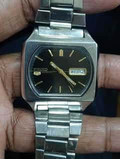 Seiko 5 automatic Tank shaped watch for men 03454646205