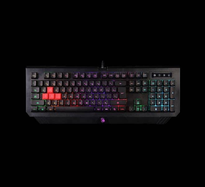 Bloody B120N Neon Illuminate Gaming Keyboard Black 0