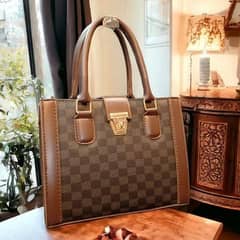 Brown PU leather Bag