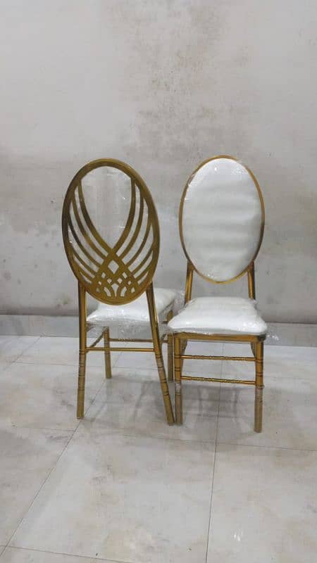 Bulk Stocks Available SS Gold Dining 6 chairs Banquet Hotel Restaurant 7