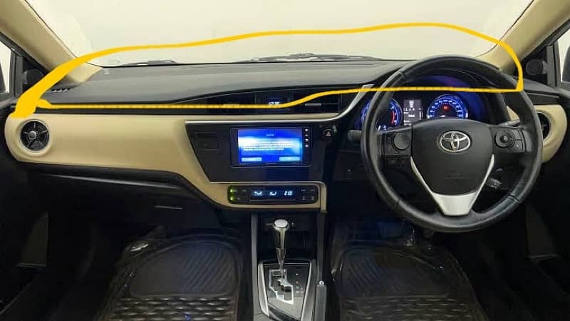 Corolla X dashboard pad with airbag 0
