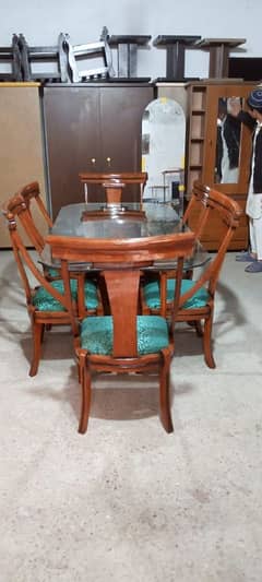 Dining table and chairs