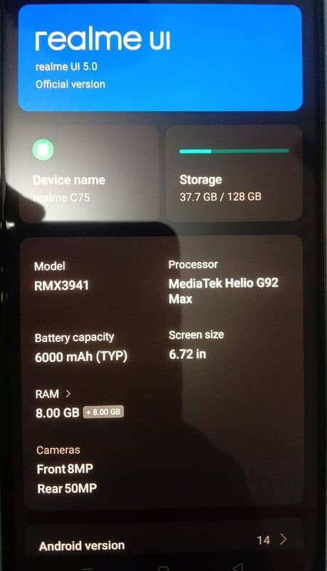 Realme C75 just 15 days used 5