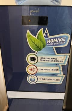 Homage 3-tap water dispenser with the refrigerator