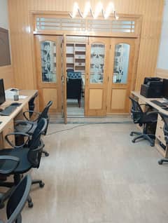 Furnished Office for Rent in Johar Town for (Call center + Software house + Marketing Office & Other Setup as You Want)