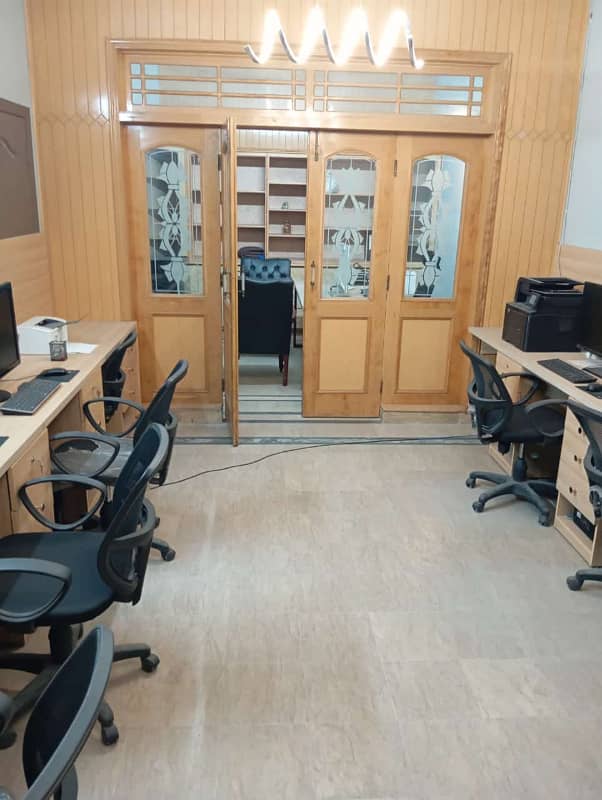 Furnished Office for Rent in Johar Town for (Call center + Software house + Marketing Office & Other Setup as You Want) 0