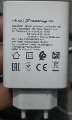 Vivo Flash Charger 44W