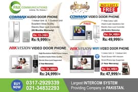 Audio/Video Intercom. Buy 1 Get 1 Offer (Ramadan Bumper Sale)