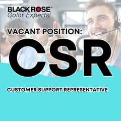 Experienced Customer Service Representative Required (CSR)/Data Entry