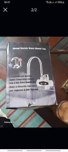 instant hot water tap with shower