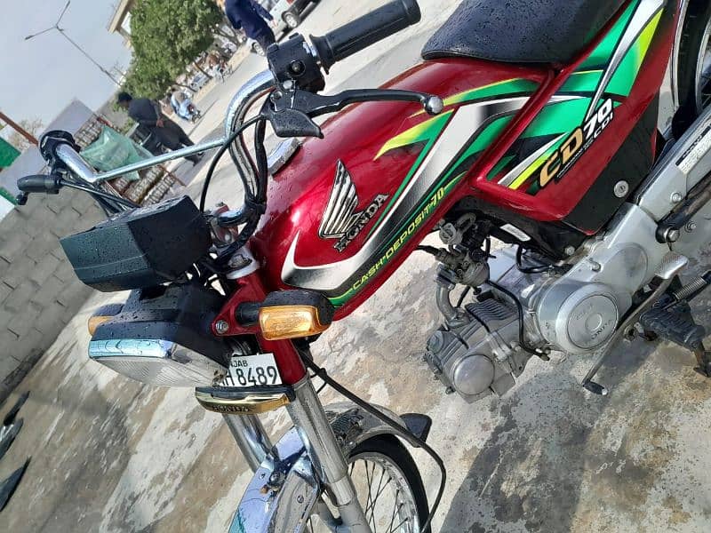 Honda 70 All Punjab nbr 2022 model total original bike 2