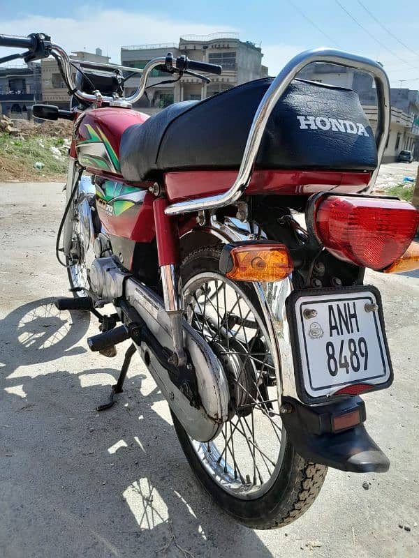 Honda 70 All Punjab nbr 2022 model total original bike 5