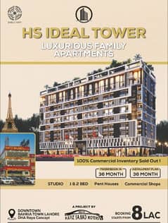 Discount 500,000 Ramzan Offer HS Ideal Tower A Project Of Hafiz Sajjad Motors in Bahria Down Town