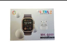 MK-S900 Ultra 2 SmartWatch With Airpods 7 Smart Watces