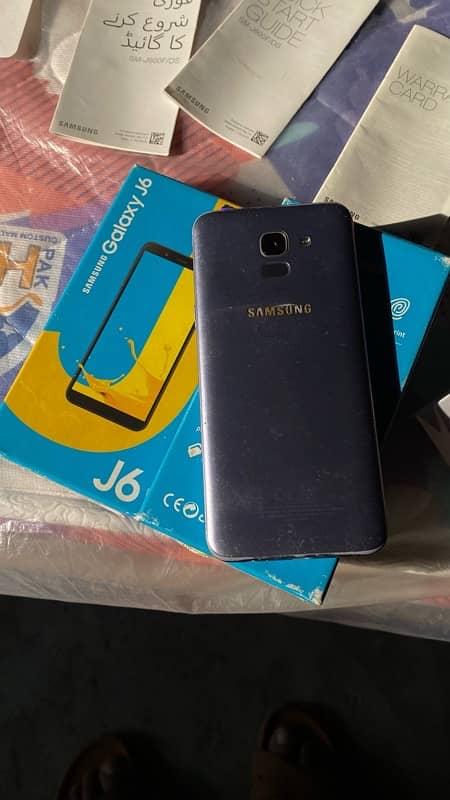 Samsung J6 3gb/32gb with full box Original 6