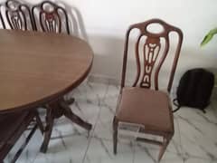 dinning table with 6 seats